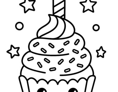 cupcake sorridente