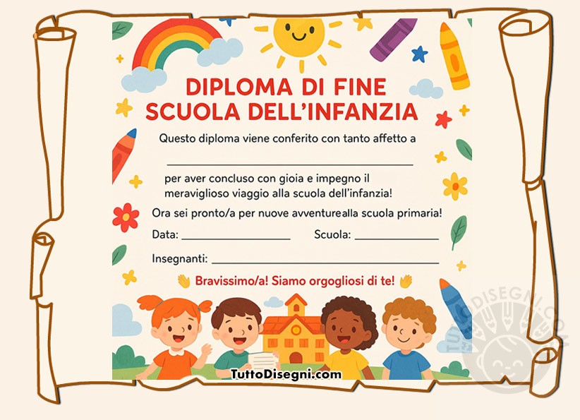 diplomi scuola infanzia