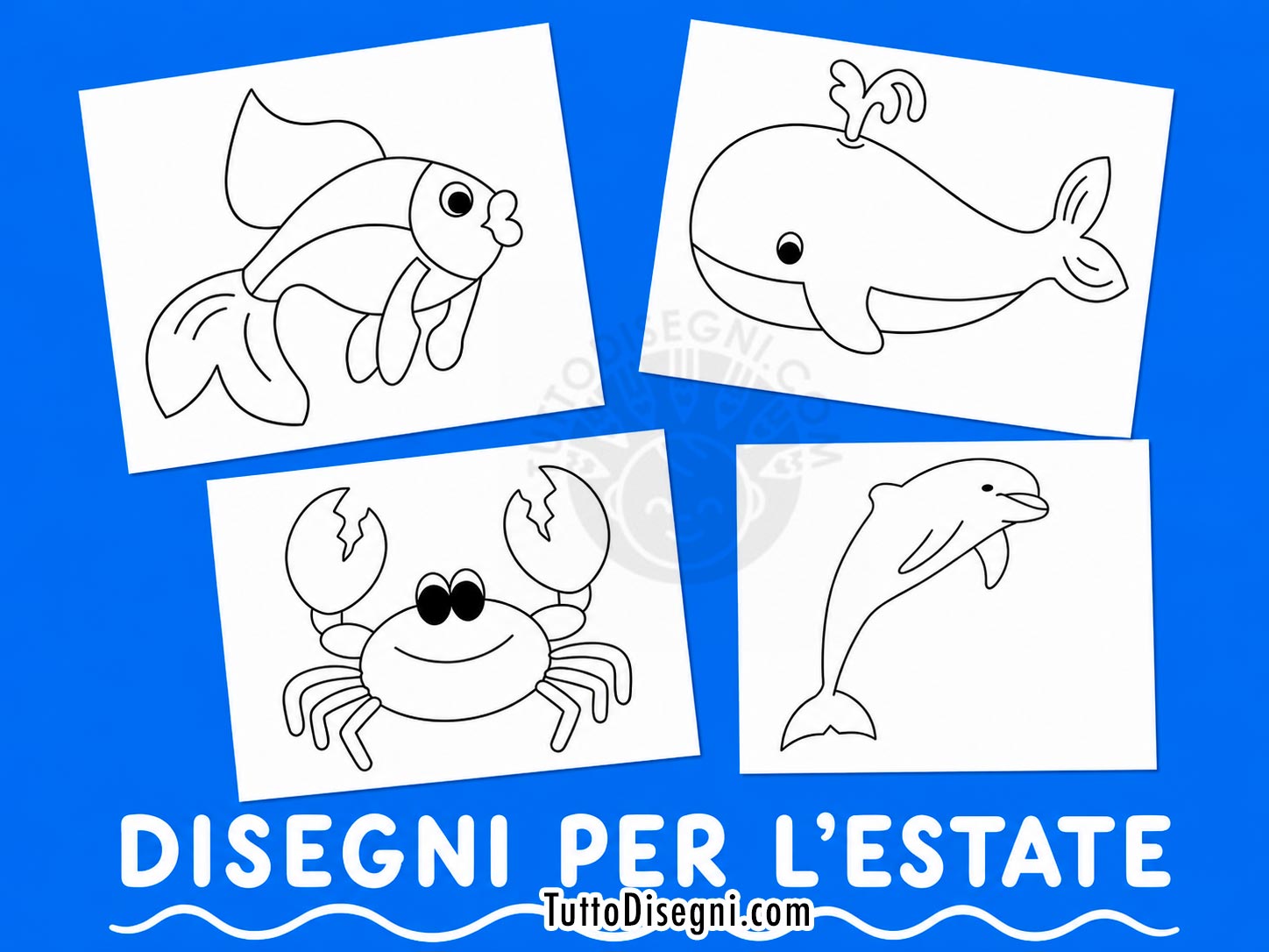 Disegni estate da colorare 12 disegni per l estate