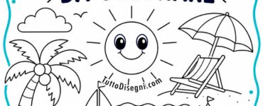 disegni sull estate da colorare