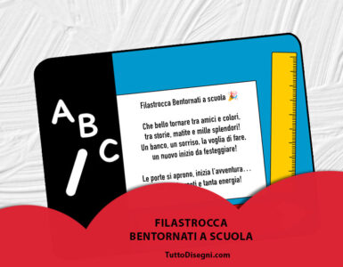 filastrocca bentornati scuola