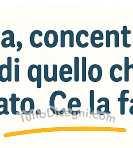frase incoraggiamento