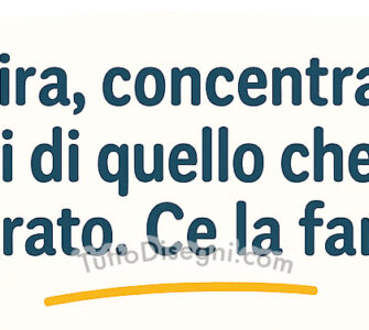 frase incoraggiamento
