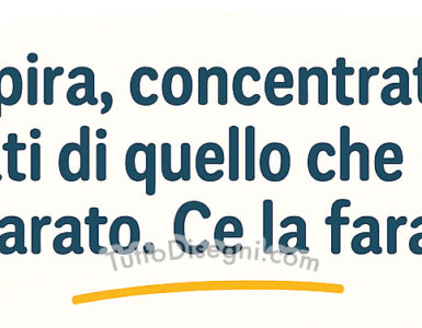 frase incoraggiamento