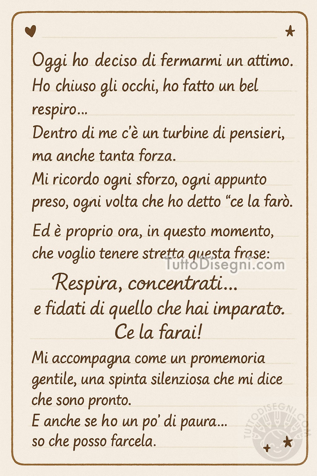 frasi incoraggiamento esame