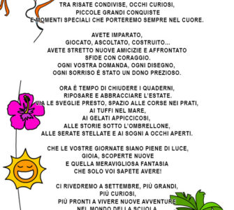scuola buone vacanze bambini