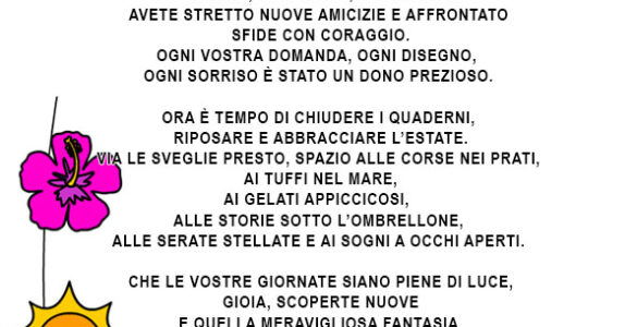 scuola buone vacanze bambini