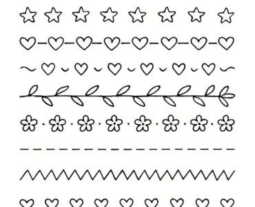 set bordi doodle