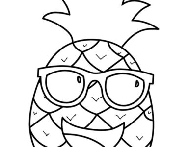 ananas occhiali da sole
