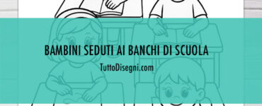 bambini seduti ai banchi di scuola