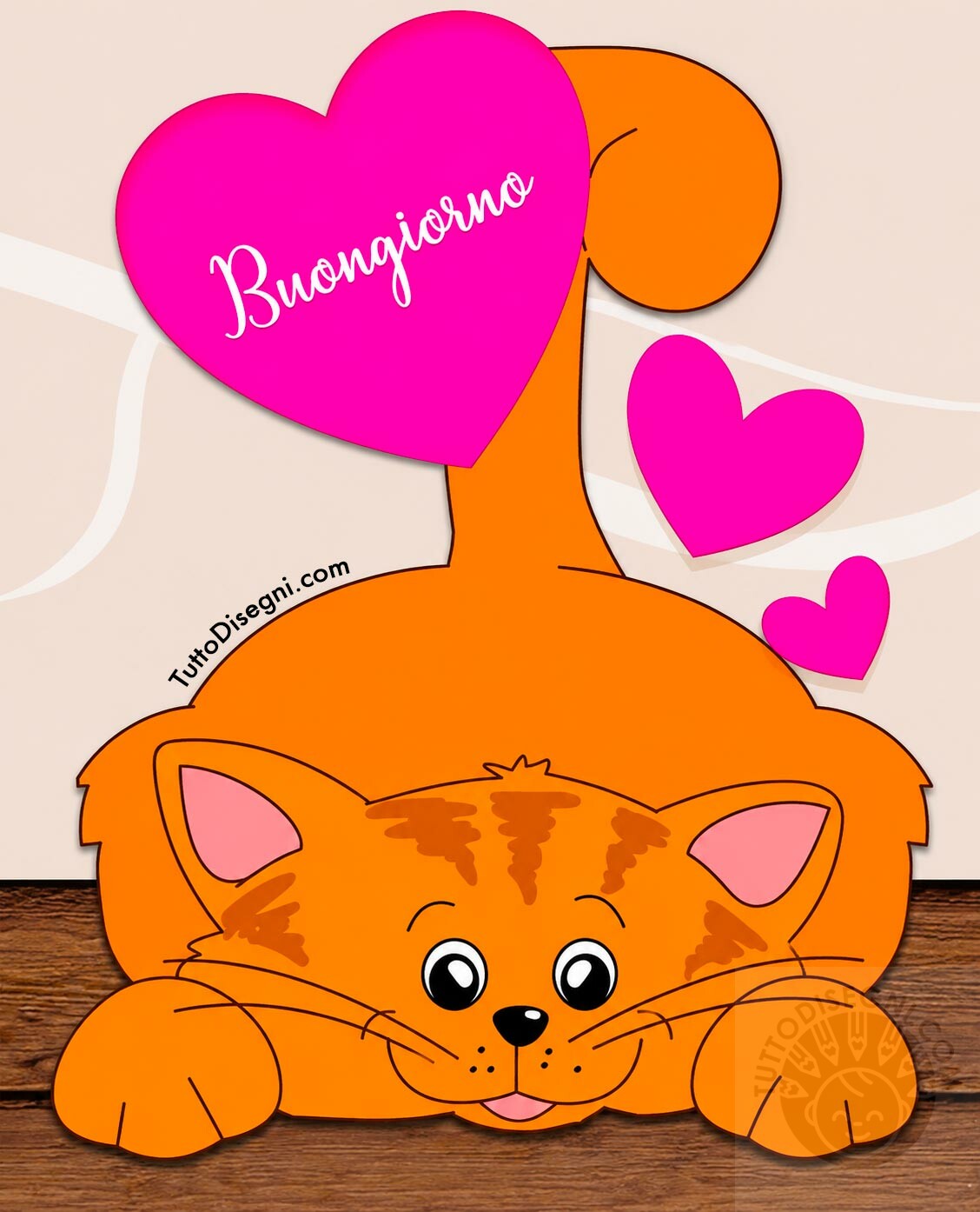 Buongiorno immagini nuove con gattino