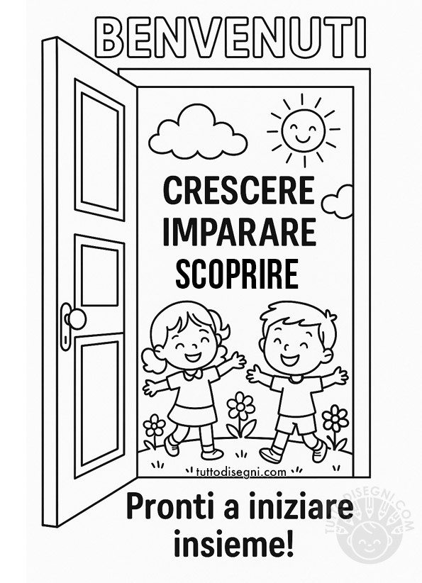 cartellone accoglienza scuola idee 1