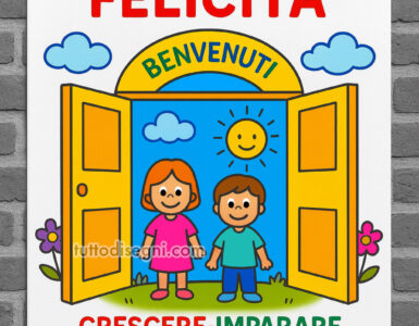 cartellone scuola idee