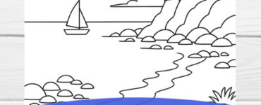 paesaggio marittimo disegno