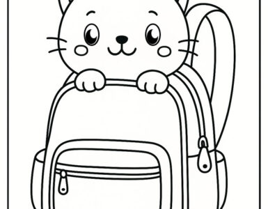 zaino con gatto