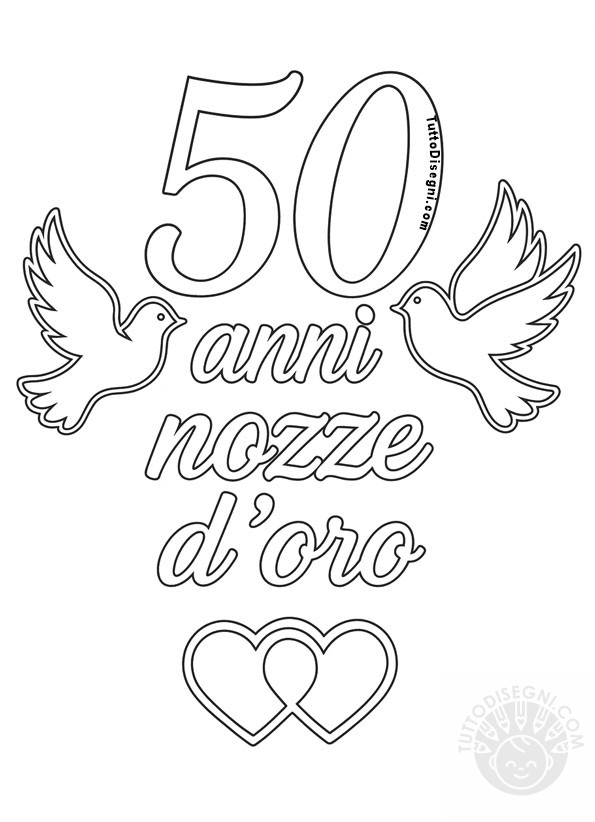 50 anni di matrimonio scritte