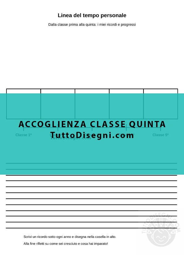 accoglienza classe quinta