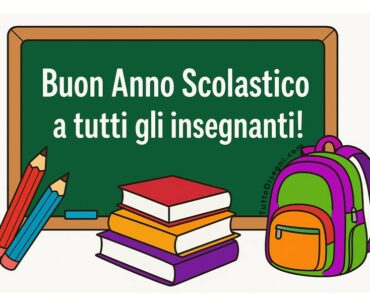buon anno scolastico insegnanti