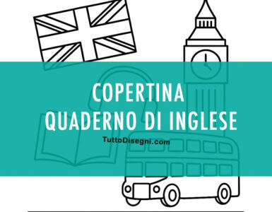 copertina quaderno inglese quinta