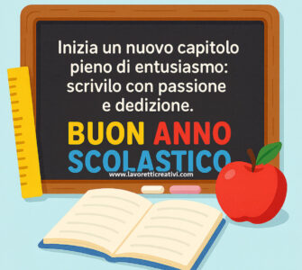 frase buon anno scolastico