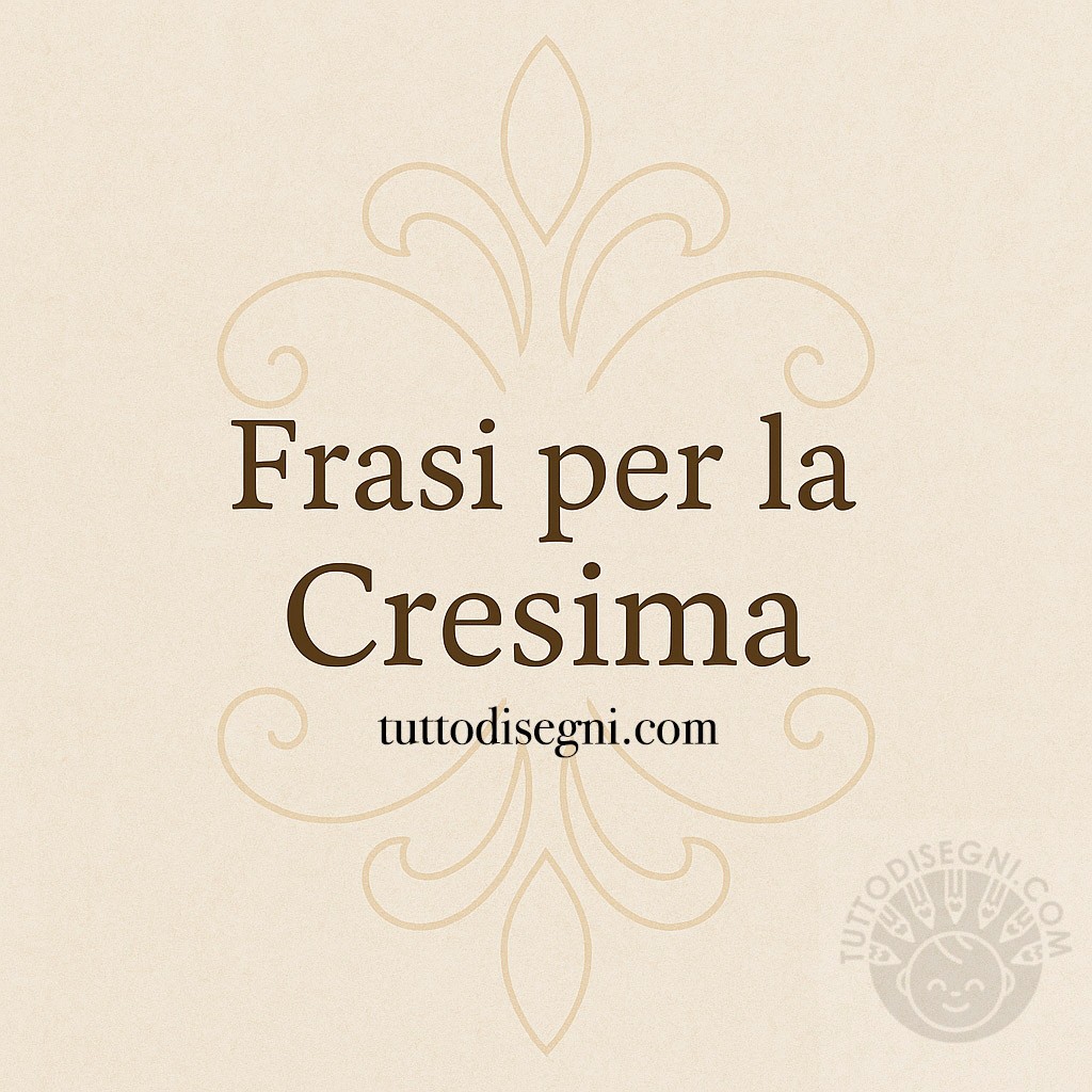 Frasi per la Cresima