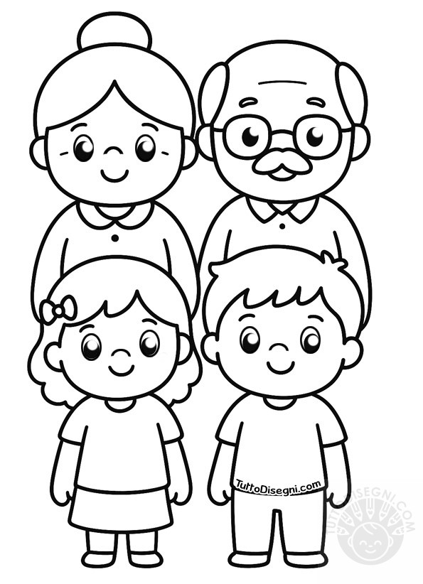 nipoti nonni disegno