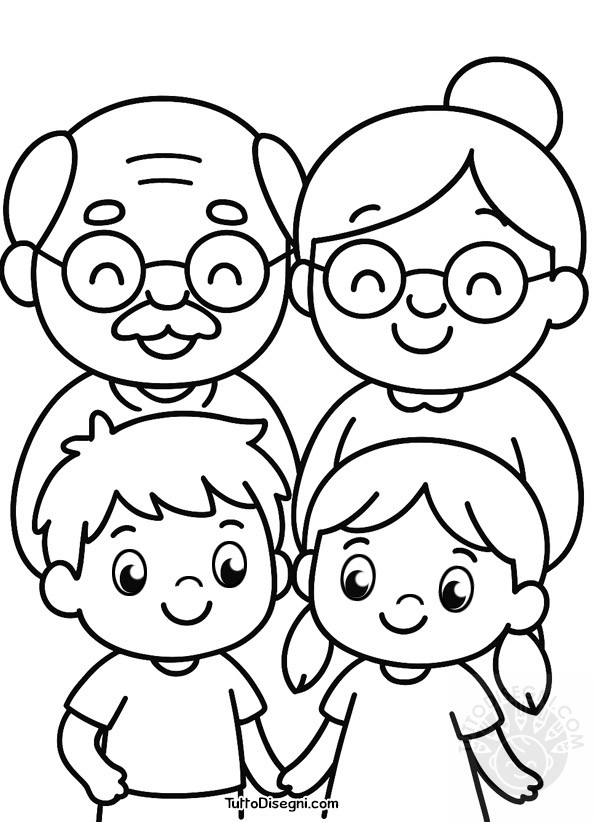 nonni nipotini disegno