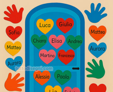porta amicizia cartellone