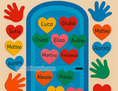 porta amicizia cartellone