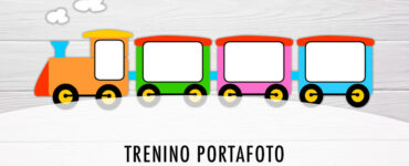 portafoto trenino