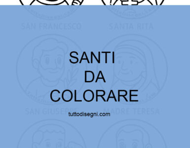 adesivi con santi