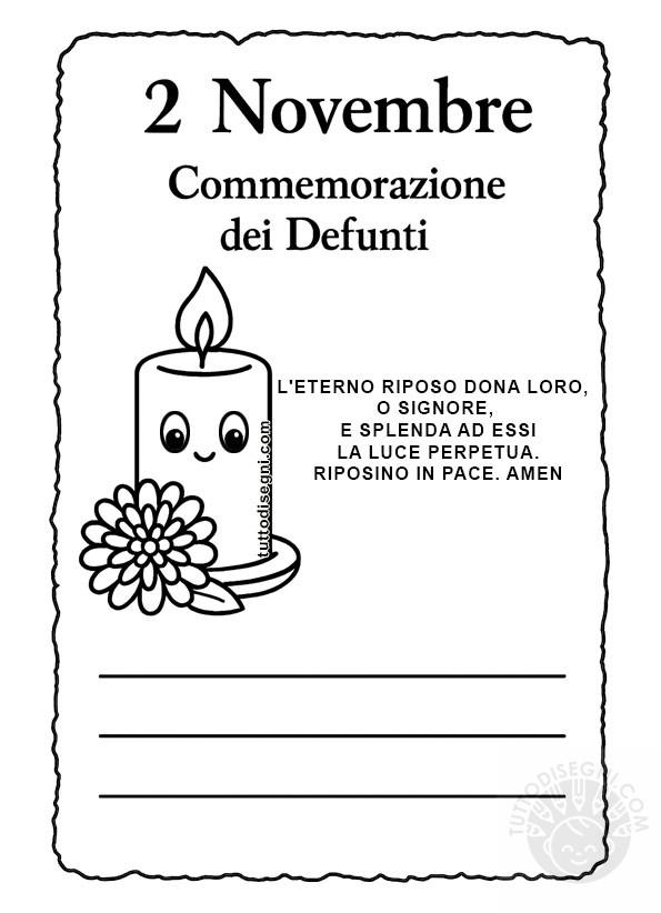 Attività per il 2 novembre 5 attivita 2 novembre bambini