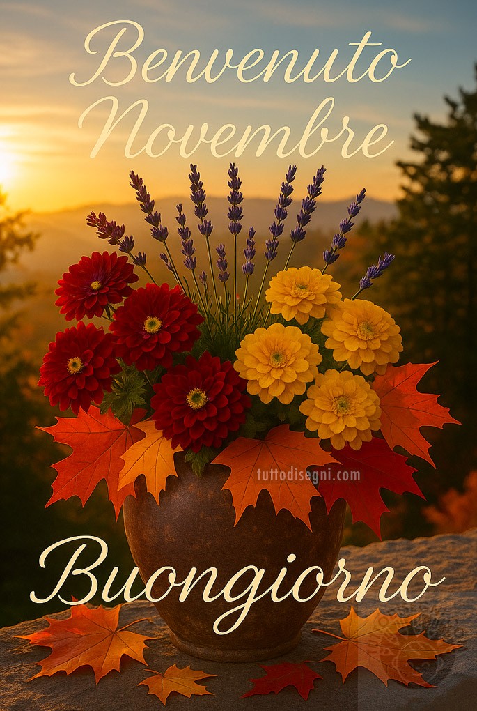 Benvenuto novembre 5 benvenuto novembre buongiorno