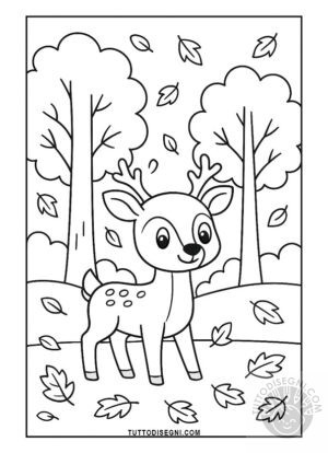 Cervo nel bosco