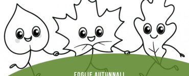 foglie autunnali cartoon