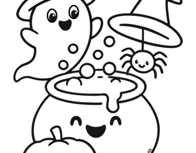 halloween da colorare 1