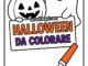 Halloween da colorare con zucche, fantasmi, pipistrelli e streghe per bambini.