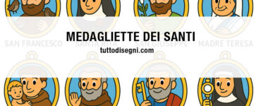 medagliette santi di carta