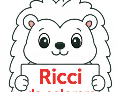 ricci da colorare