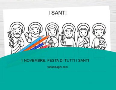 santi da colorare