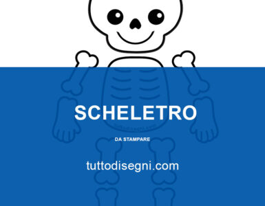 scheletro carta lavoretto