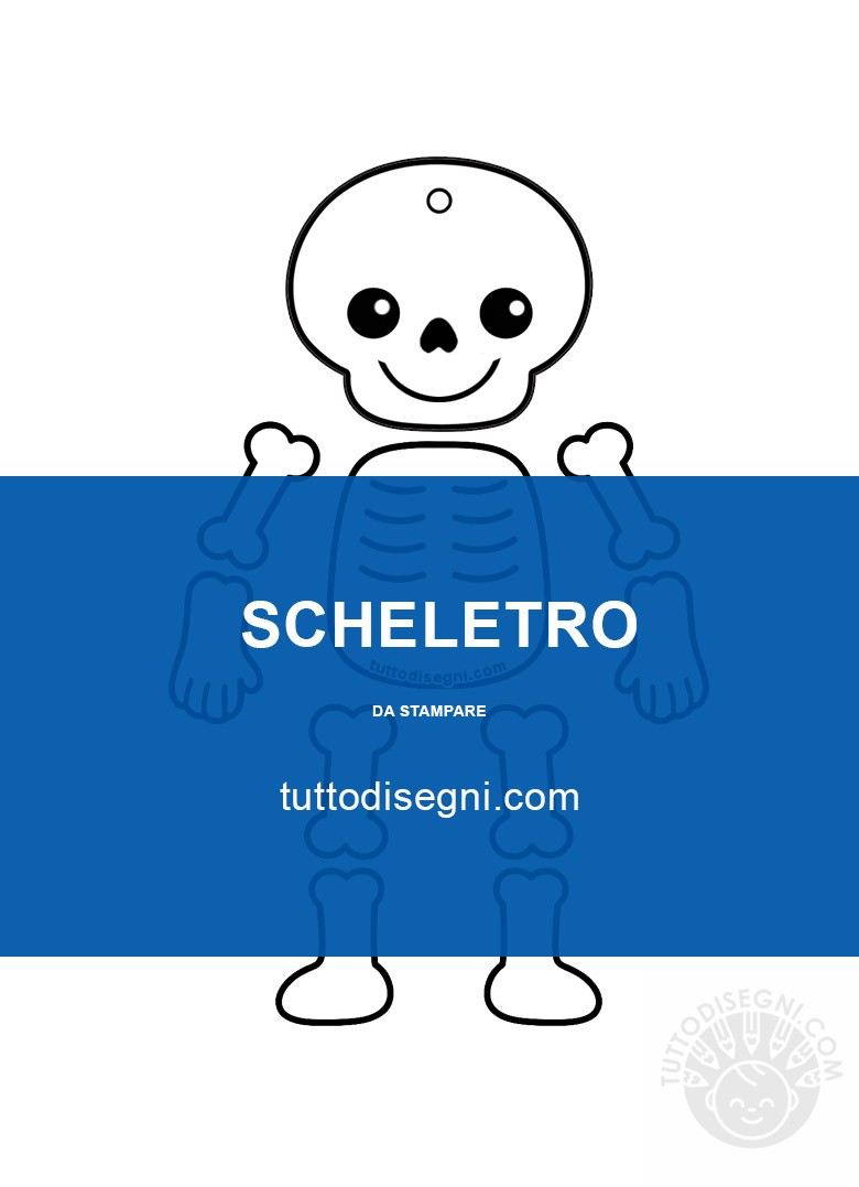 scheletro carta lavoretto