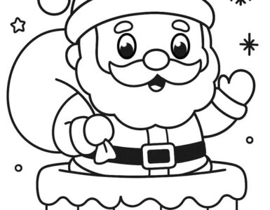 babbo natale che scende dal camino