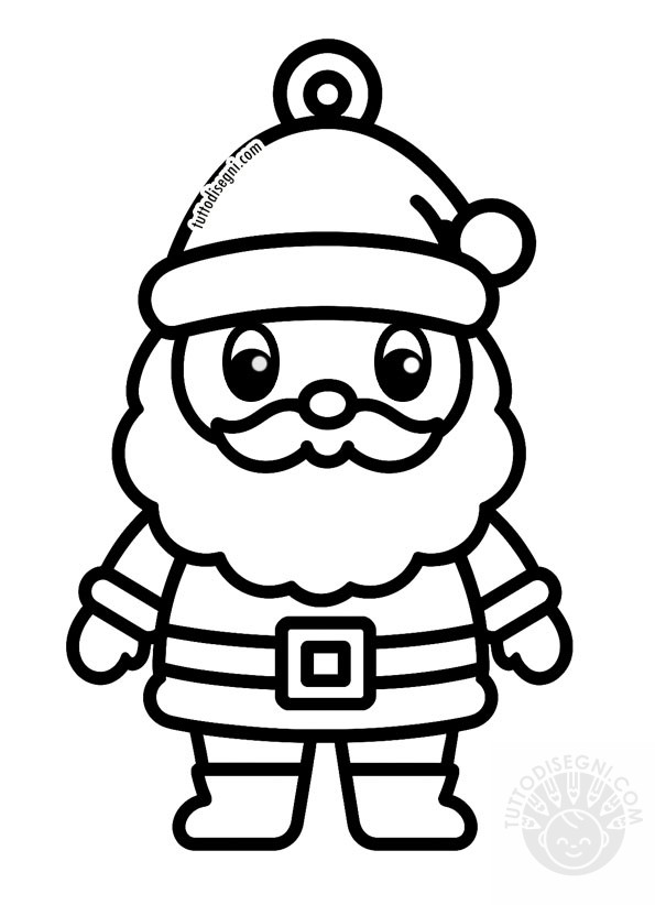 babbo natale decorazione