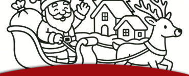 babbo natale sulla slitta