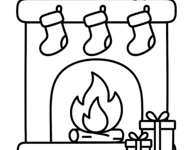 camino di natale con regali