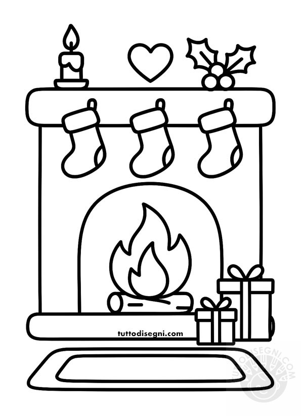 camino di natale con regali