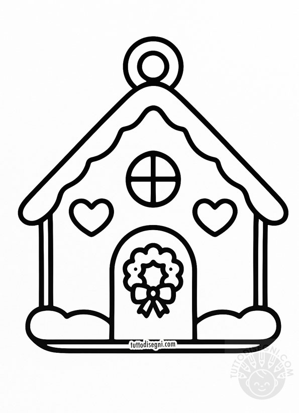 casetta natale decorazione