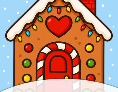 Casetta di pan di zenzero a colori 4 casetta natale pan di zenzero