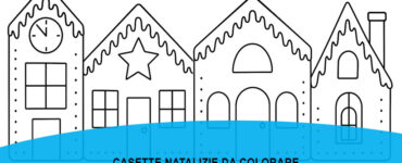 casette natalizie in fila